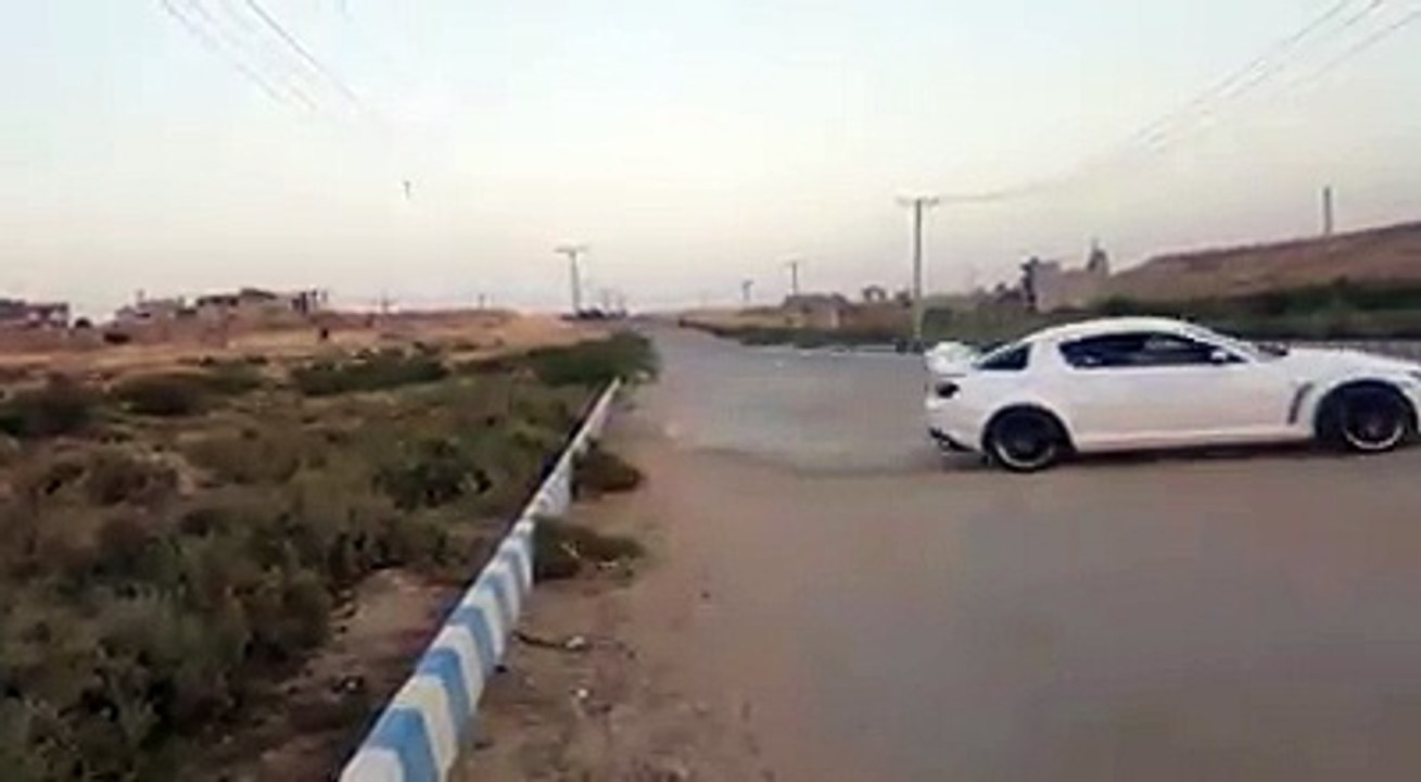 Mazda RX8 Drifting & Donuts Stunts