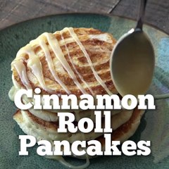 CINNAMON ROLL PANCAKES