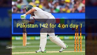 Pak vs Aus 2nd test day 1 highlights