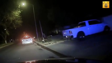 Police chase shootout California