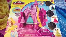 [PlayDoh Collection] Play Doh Disney Princess Castle Playset, Belle, Aurora, Cinderella Movies HD *
