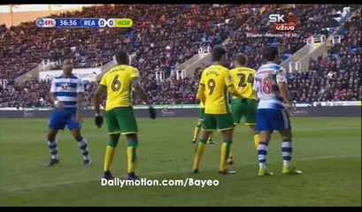 Yann Kermorgant Goal HD - Reading 1-0 Norwich - 26.12.2016