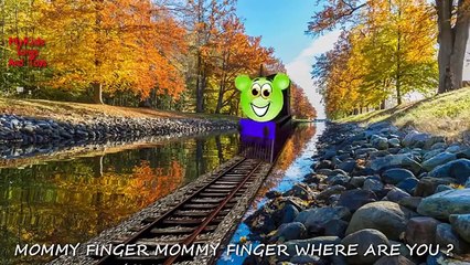 Crazy Mega Gummy Bear Train Adventure | Finger Family Collection | Part 1