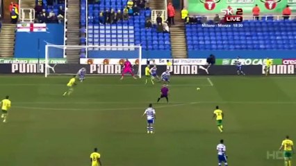 1-1 Nélson Oliveira Goal England  Championship - 26.12.2016 Reading FC 1-1 Norwich City