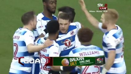 1-0 Yann Kermorgant Goal England  Championship - 26.12.2016 Reading FC 1-0 Norwich City