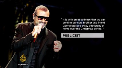 Pop star George Michael dies on Christmas Day