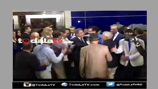 Inician los saludos y felicitaciones por el cumpleaños 63 del Ex presidente Leonel Fernandez en FUNGLODE-Video