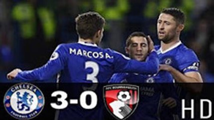 Chelsea vs Bournemouth 3-0 - All Goals & highlights - 26.12.2016