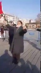 Kayseri'de Şehitlere Saygı Yürüyüşünden Sonra Göbek attılar