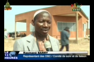 Visite des installations de la Societé minière Riversone Karma