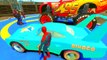 Disney PIXAR cars Lightning McQueen Dinoco King 43 Spider Man Optimus Prime Children s Songs