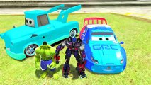 Disney PIXAR cars Raoul Caroule & Tokio Mater Optimus Prime and Hulk