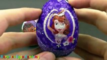 Surprise Eggs Opening - Doc McStuffins, Minnie Mouse, Sofia the First - Surprise Eggs Toys