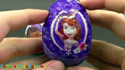 Surprise Eggs Opening - Doc McStuffins, Minnie Mouse, Sofia the First - Surprise Eggs Toys