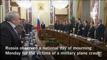 Russia Observes Day of Mourning for Crash Victims