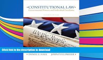 READ book  Constitutional Law: Governmental Powers and Individual Freedoms (2nd Edition)  FREE