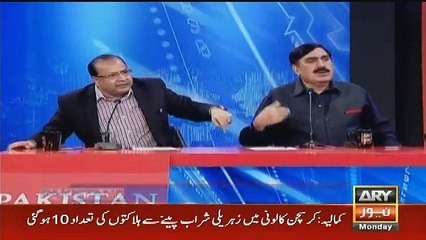 Serious Fight Salman Mujahid Baloch and Shahi Syed in a Live Show