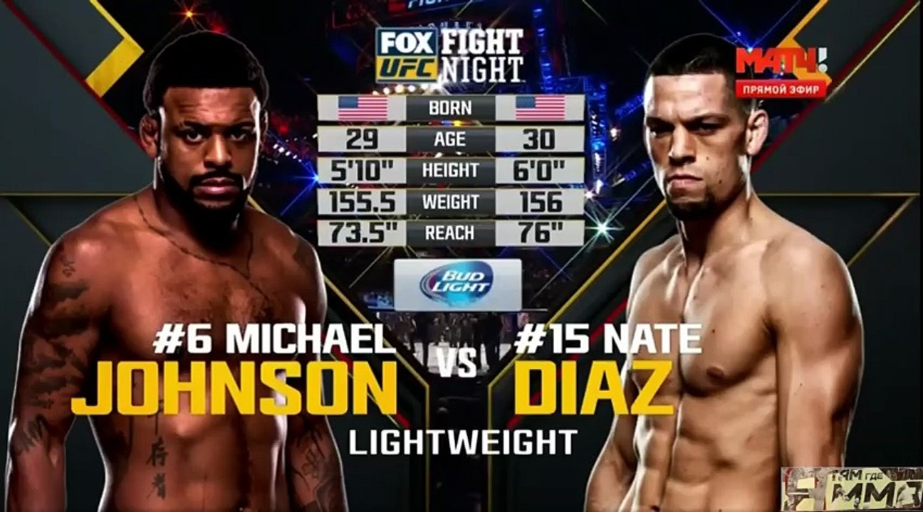 Nate Diaz vs Michael Johnson