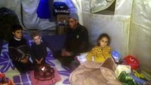 ظروف إنسانية صعبة يعيشها اللاجئون بريف حلب الشمالي