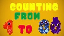 COUNTING FROM 1 to 30 - Funny and simple numbers learning - Kids baby learning to count
