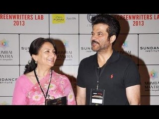 Anil Kapoor, Sharmila Tagore At 'Screenwriters Lab 2013' Press Conference