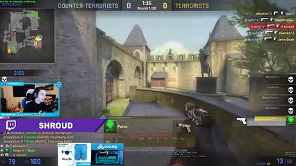 CS:GO - SHROUD TEAM GETS DESTROYED