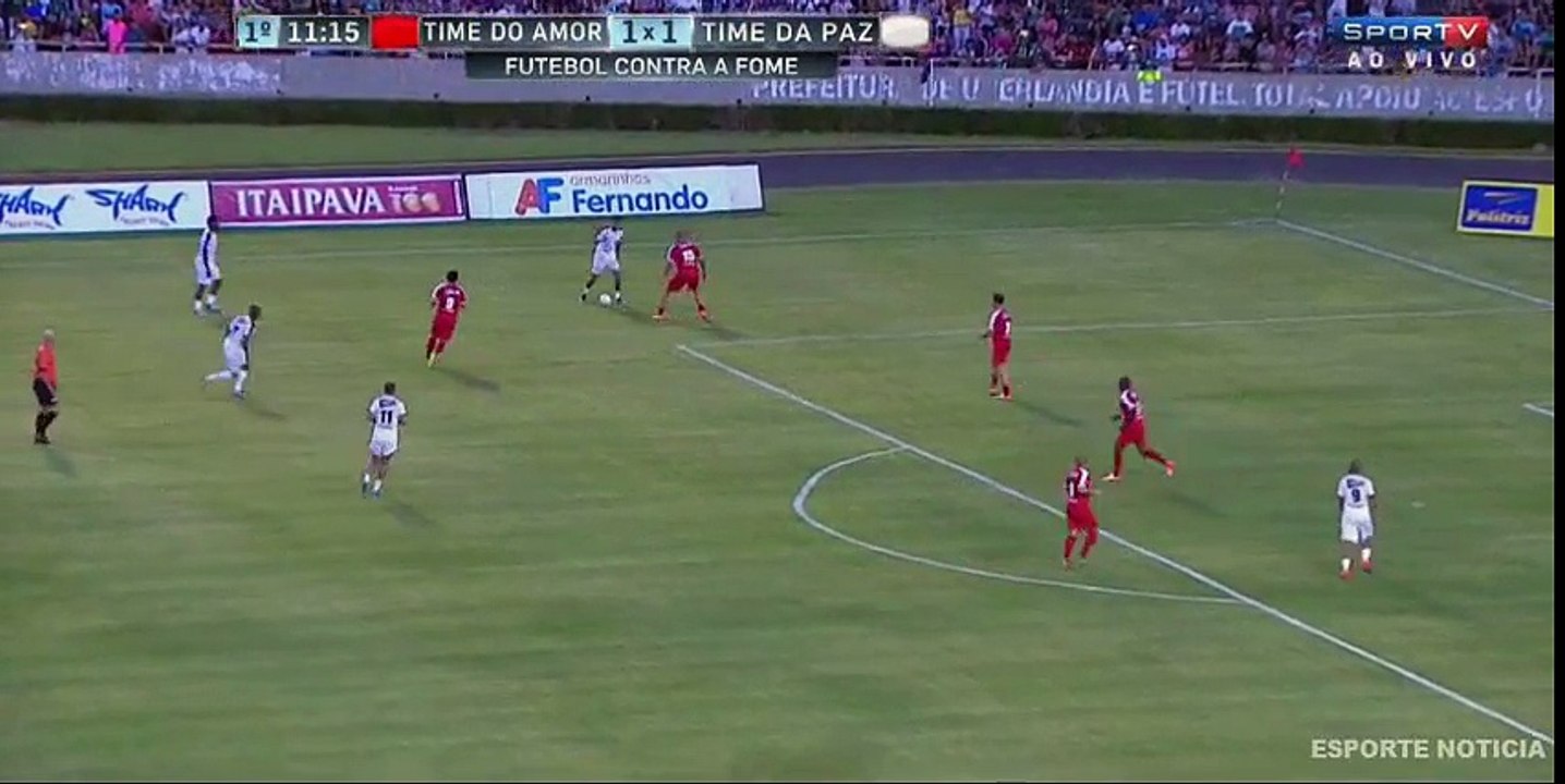 Amigos Alexandre Pires vs Amigos Fernando Pires 2º Gol Emerson Sheik Jogo Beneficente 26-12-2016 (HD)