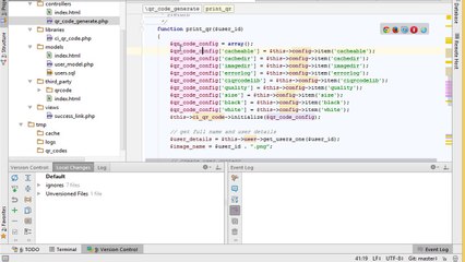 How to generate QR code with codeigniter