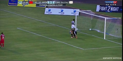 Amigos Alexandre Pires vs Amigos Fernando Pires Gol Denilson Show Jogo Beneficente 26-12-2016 (HD)