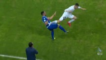 Rene Mihelic Red Card For A Crazy Kung-Fu Tackle vs Maccabi Petah Tikva!