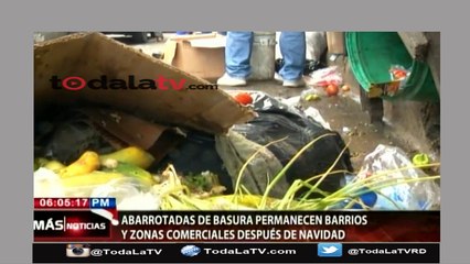 Abarrotados de basuras lucen los barrios y las zonas cercanas a centros comerciales  luego de la navidad- Más que notici