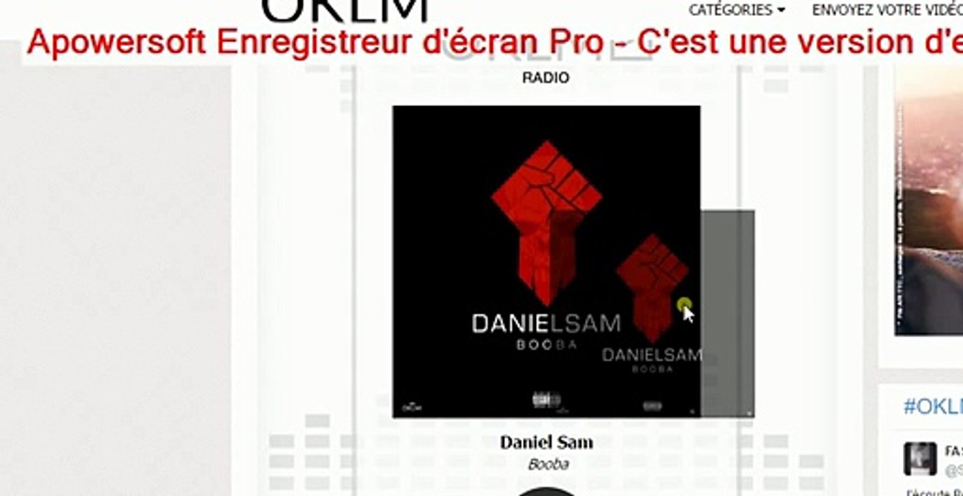 BOOBA DANIEL SAM ( Exclusivité )