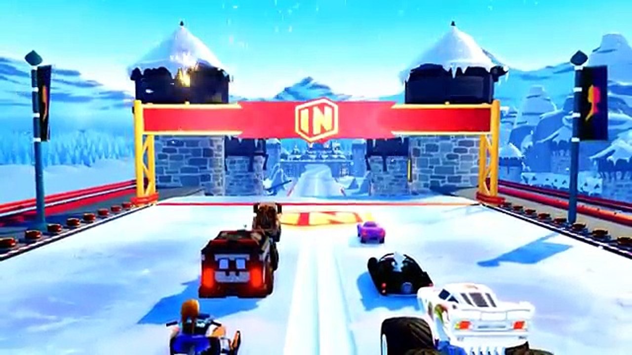 Monster Car Lightning McQueen on Big Wheels Racing Compilation Crazy Stuff | Nursery Rhymes Action
