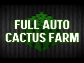 Minecraft  Automatic Cactus Farm - 6k Per HOUR!