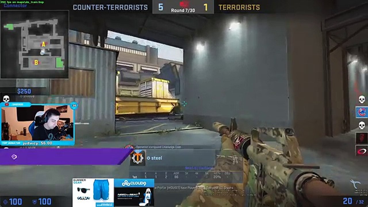 CS:GO - Shroud meets a .. NINJA