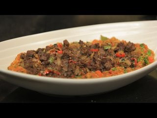 هريسة الباذنجان مع اللحم | الشيف شربيني