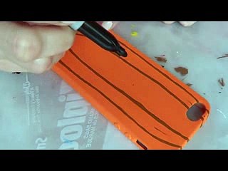 DIY Pumpkin Halloween Phone Case