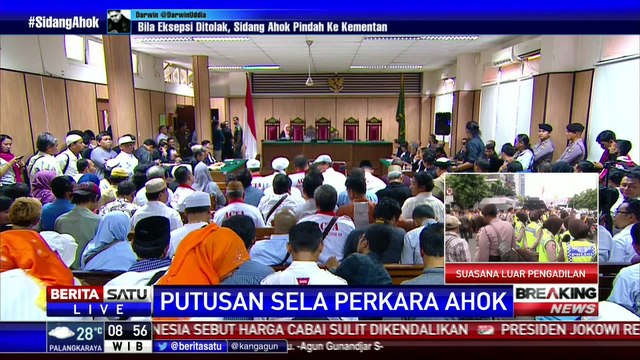 Susunan Majelis Hakim Pimpin Sidang Ahok