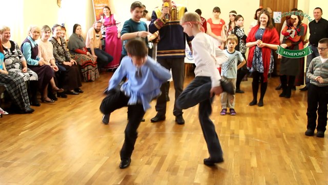 Russian dance in Kemerovo (Russia) 22.02.15