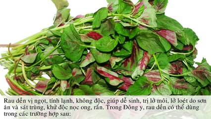Rau dền, rau sam - loại rau trường thọ
