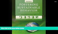 Price Fostering Sustainable Behavior: An Introduction to Community-Based Social Marketing Doug