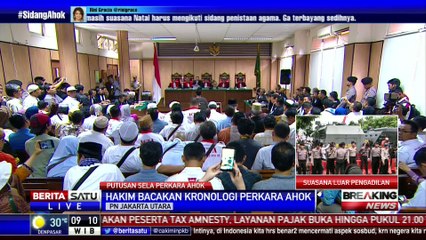 Hakim Bacakan Putusan Sela Perkara Ahok #3
