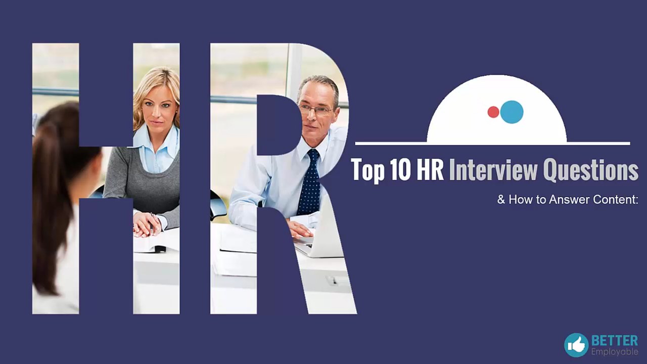 Top 10 HR interview questions and answers for freshers