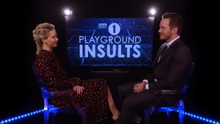 Jennifer Lawrence & Chris Pratt Insult Each Other | CONTAINS STRONG LANGUAGE!
