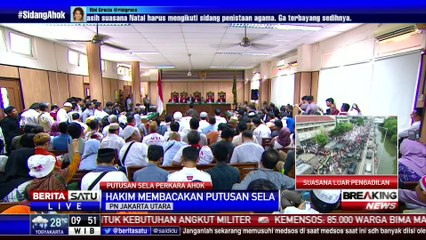 Breaking News: Hakim Tolak Nota Keberatan Ahok #2