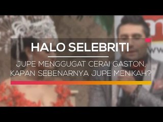 Jupe Menggugat Cerai Gaston, Kapan Sebenarnya Jupe Menikah? - Halo Selebriti