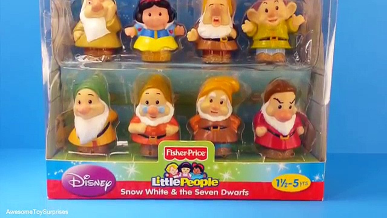 Snow White and The Seven Dwarfs Toy Set Fisher Price Little People