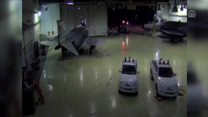 Darbe girişimi sırasında askeri üste yaşananlar güvenlik kamerasında