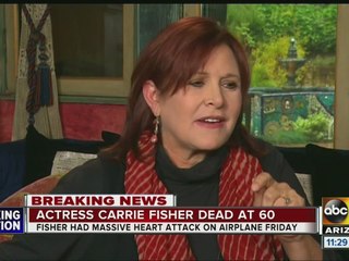 The social media world reacts to the death of actress Carrie Fisher