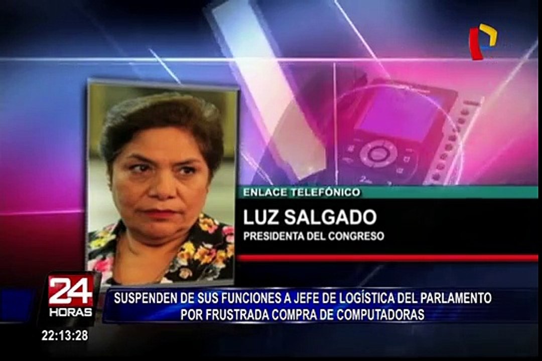 Suspenden de sus funciones a jefe de logística del Congreso